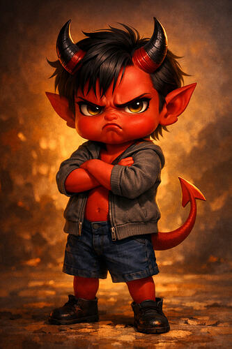 devil obrażony