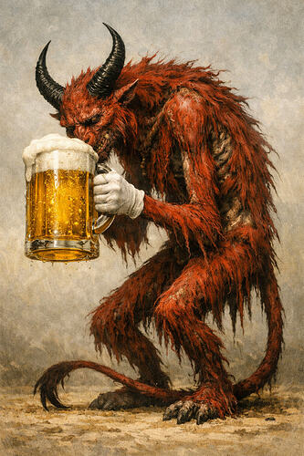 wychudzony Devil.