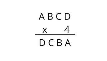 A B C D x 4 ________ D C B A