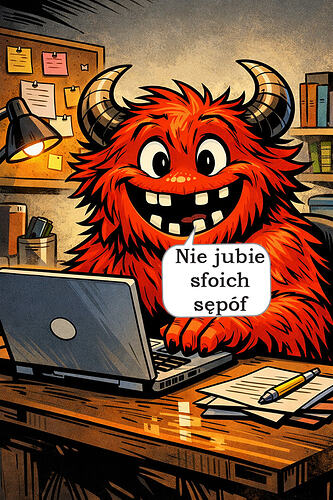 devil bez niektórych zębów