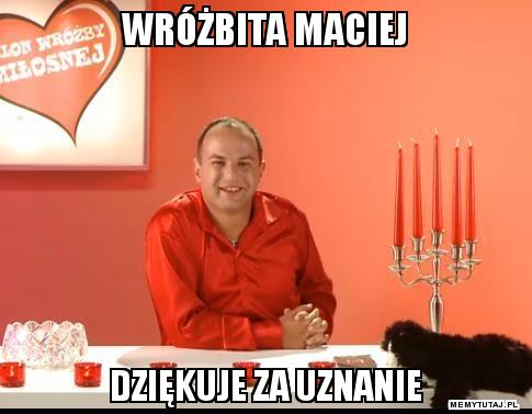 wrozbito macueju dziękuje za uznanie