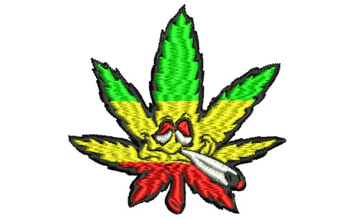 Naszywka-Termo-latka-aplikacja-gandzia-marihuana