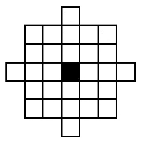 Diagram 5x5+4